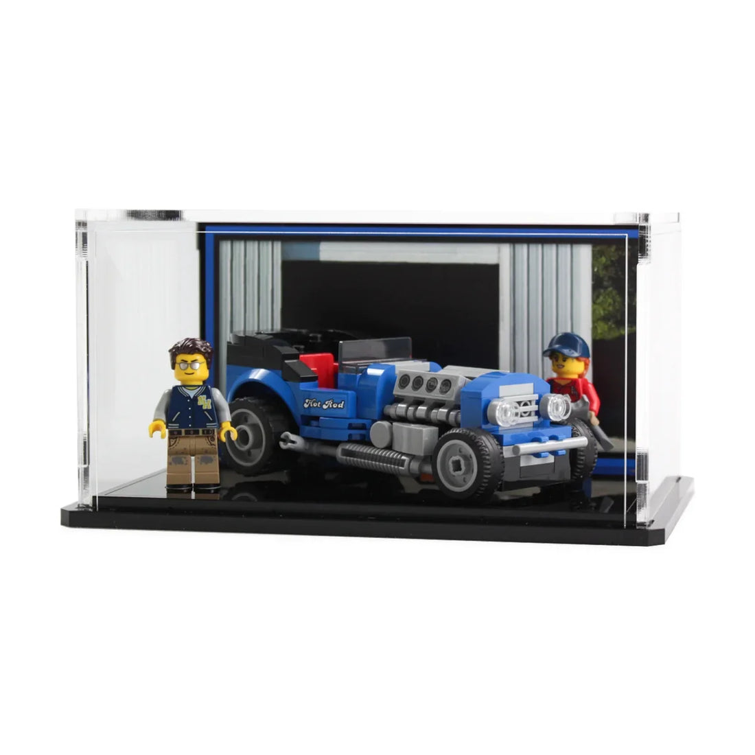 Small LEGO Set Display Ideas: Cars, Rides and Trains shown with the matching display product