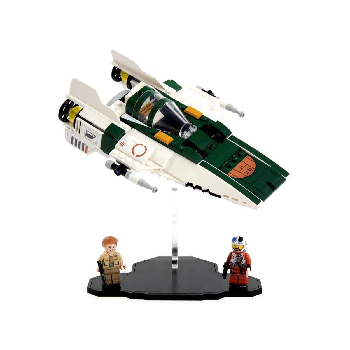 LEGO Resistance A-Wing 75248 Display Ideas: A Clear View of the Wedge
