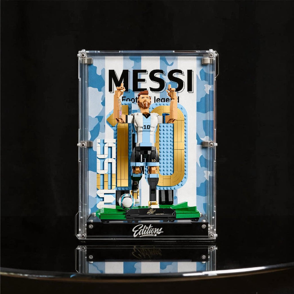 Acrylic Display Case for LEGO® Lionel Messi Soccer Legend (43015)