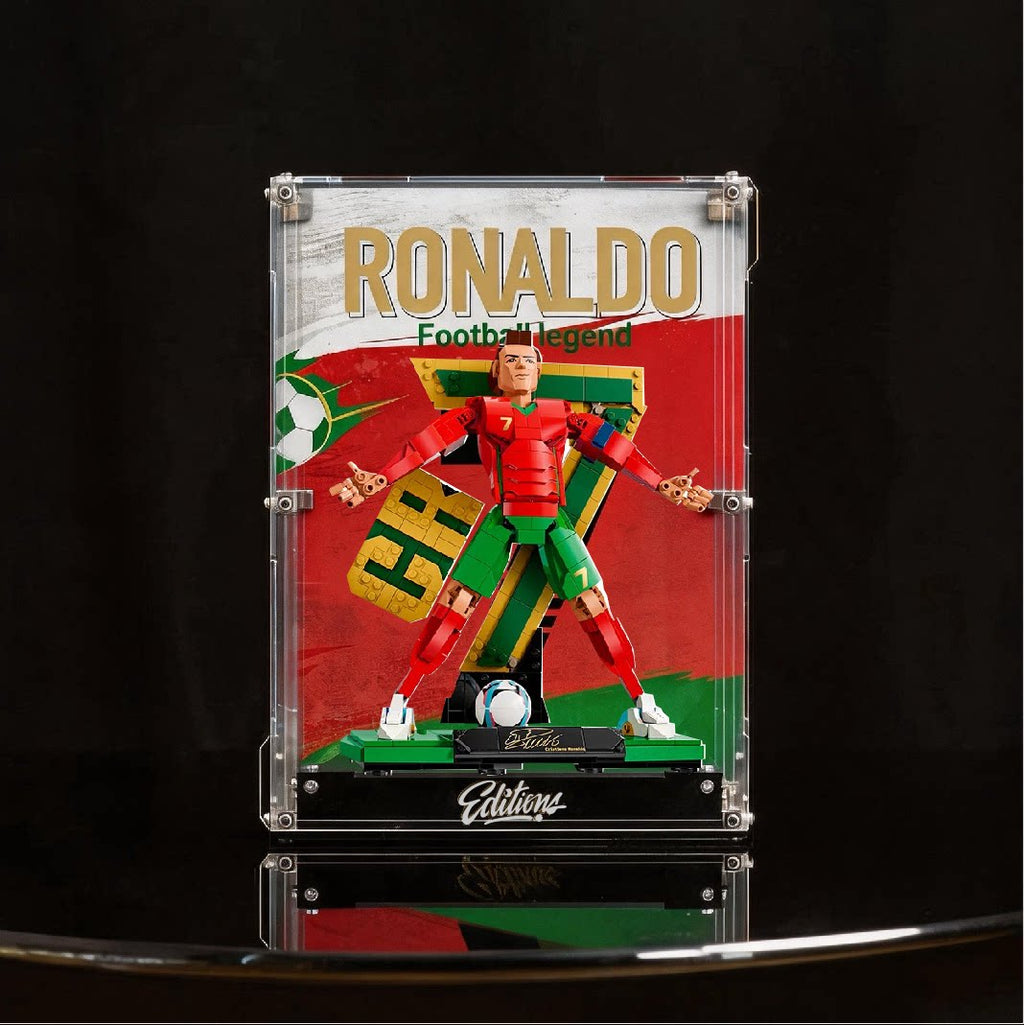 Acrylic Display Case for LEGO® Cristiano Ronaldo Soccer Legend (43016)