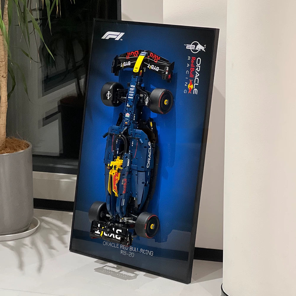 Wall Display Frame for LEGO® Oracle Red Bull Racing RB20 F1 Car (42206)