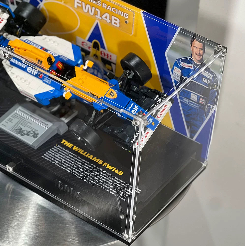 Wall Display Frame for LEGO® Williams Racing FW14B & Nigel Mansell (10353)