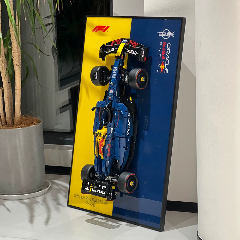 Wall Display Frame for LEGO® Oracle Red Bull Racing RB20 F1 Car (42206)