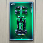 Wall Display Frame for LEGO® Technic F1 Car 42240