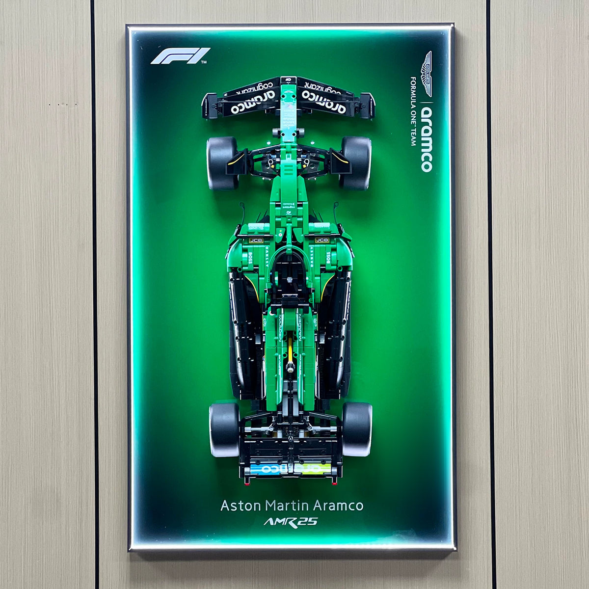 Wall Display Frame for LEGO® Technic F1 Car 42240