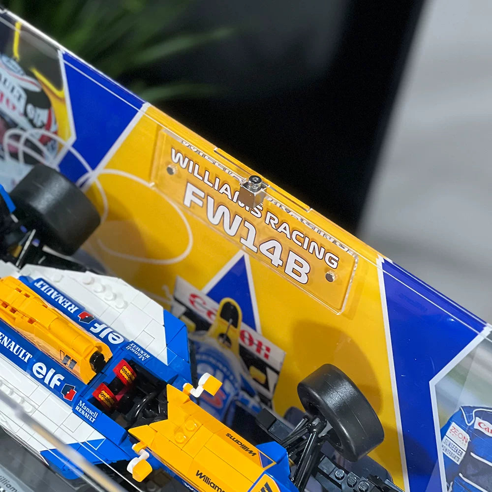 Wall Display Frame for LEGO® Williams Racing FW14B & Nigel Mansell (10353)