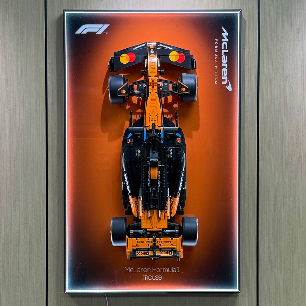 Wall Display Frame for LEGO® McLaren MCL39 F1 Car (42228)