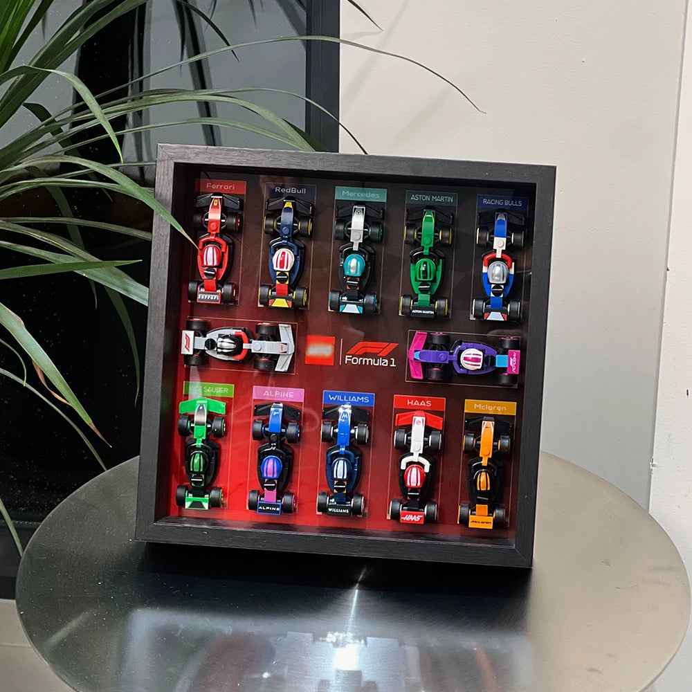 Wall Display Frame for LEGO® F1 Collectible Race Cars (71049)