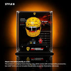 Wall Display Frame for LEGO® F1 Driver Helmet (43014)