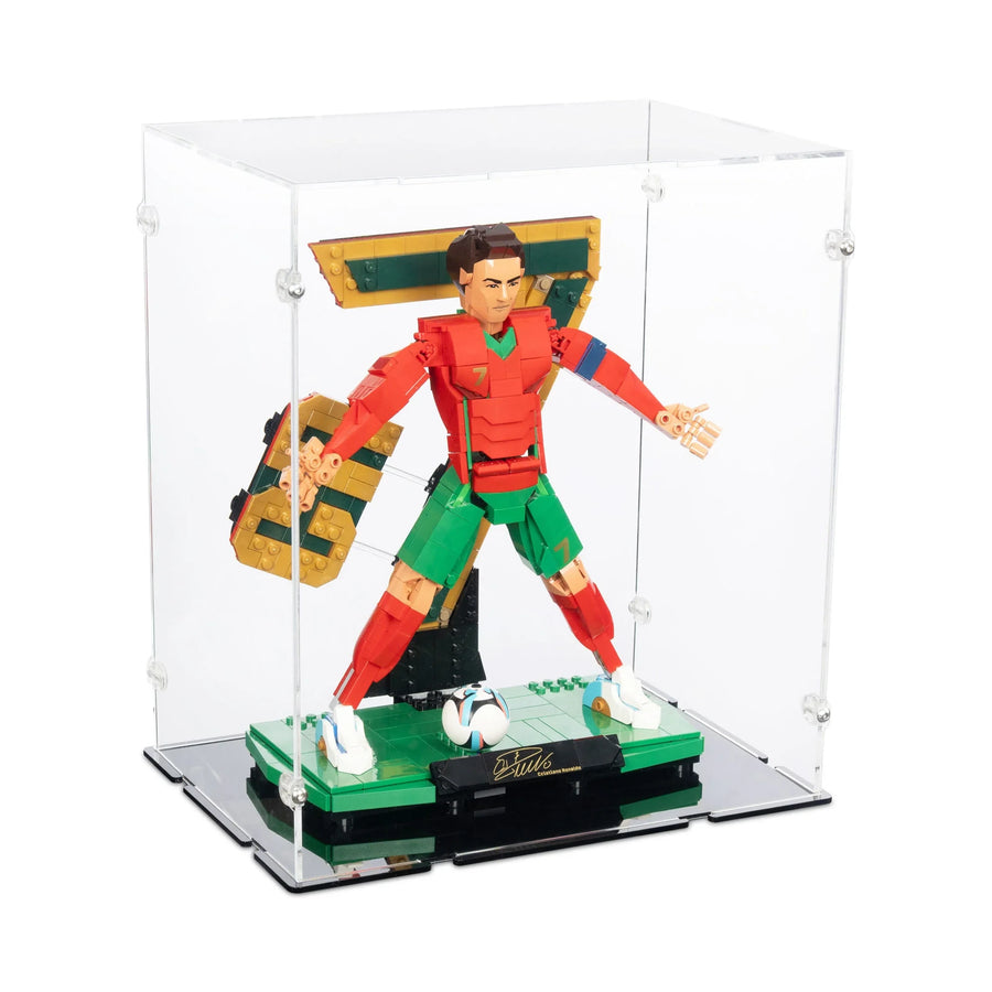Acrylic Display Case for LEGO® Cristiano Ronaldo Soccer Legend (43016)