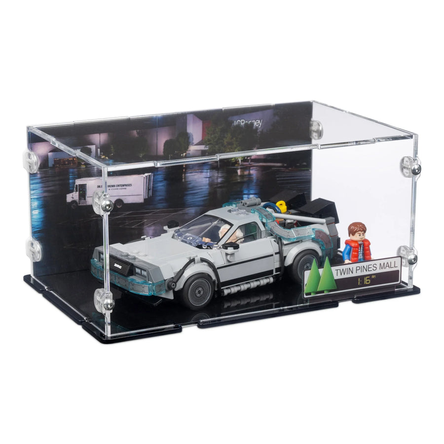 Acrylic Display Case for LEGO® Time Machine Back to the Future (77256)