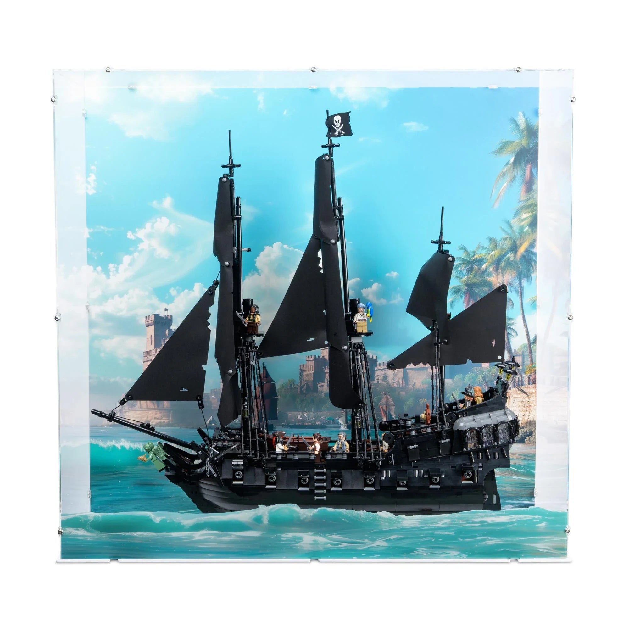 Acrylic Display Case for LEGO® Captain Jack Sparrow's Pirate Ship (10365)