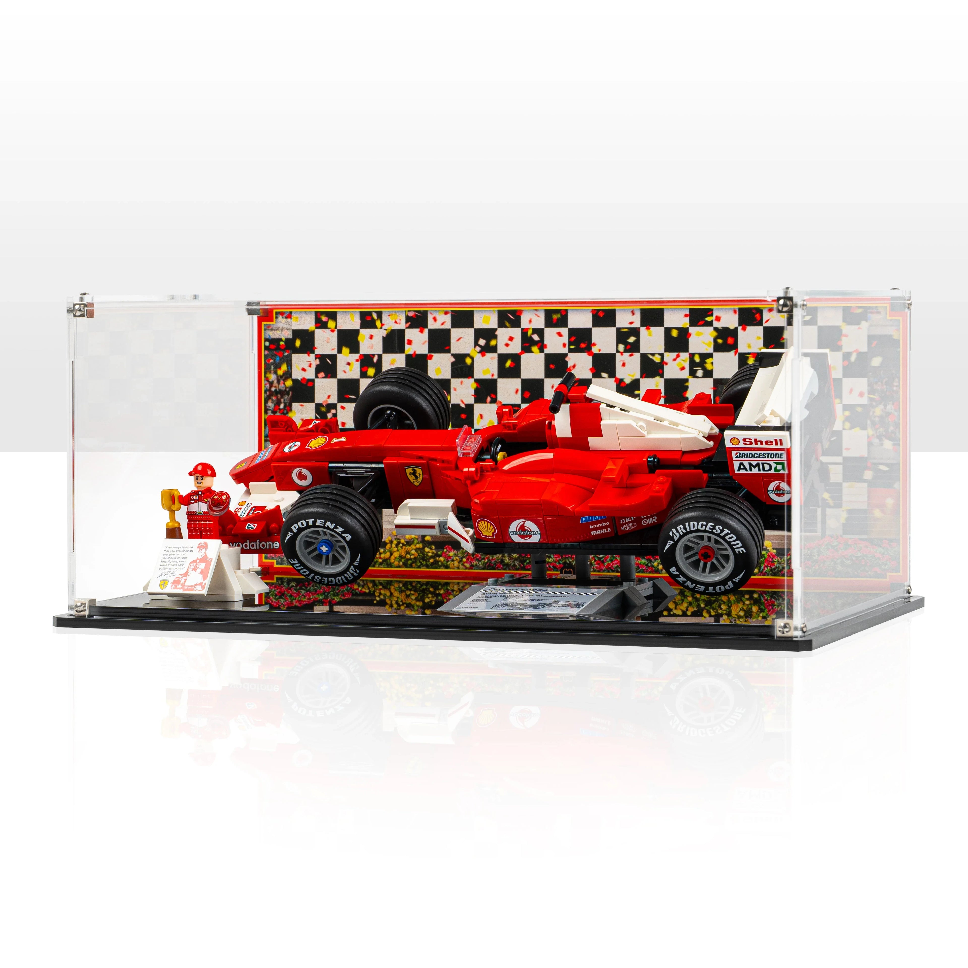 Wall Display Frame for LEGO® Ferrari F2004 & Michael Schumacher (11375)