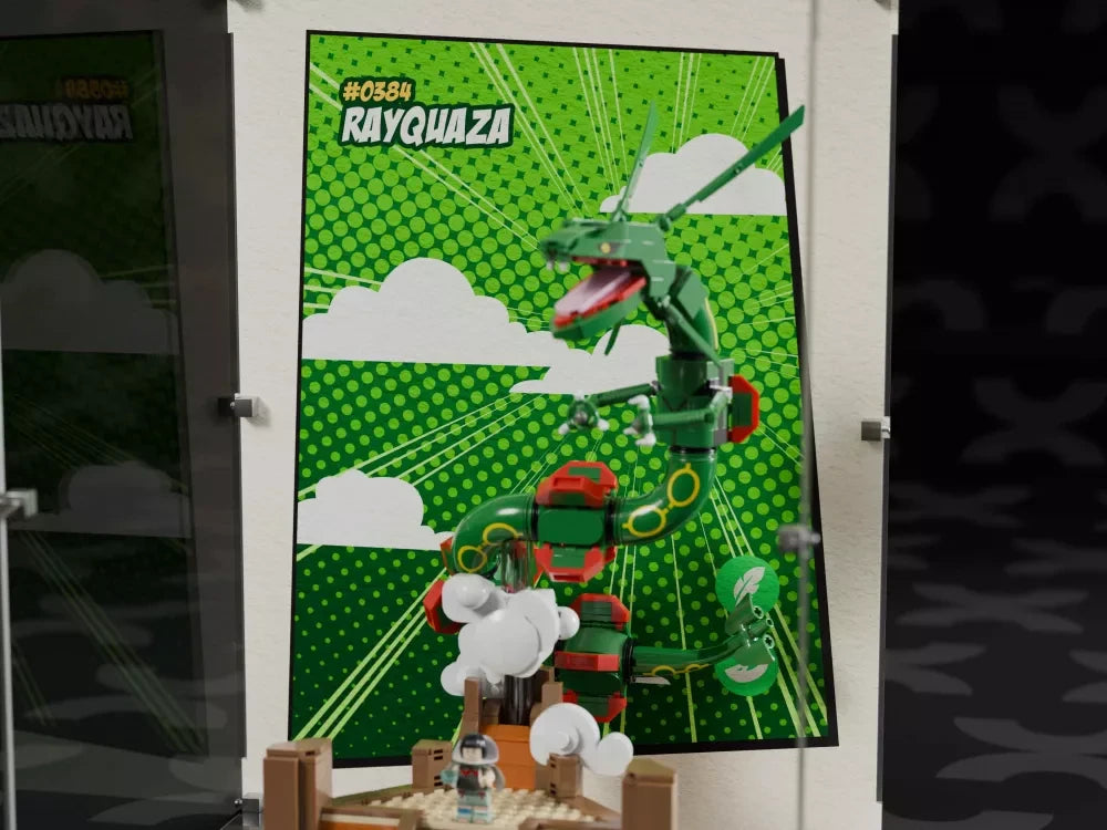 Acrylic Display Case for LEGO® Rayquaza (72168)