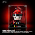 Wall Display Frame for LEGO® F1 Driver Helmet (43014)