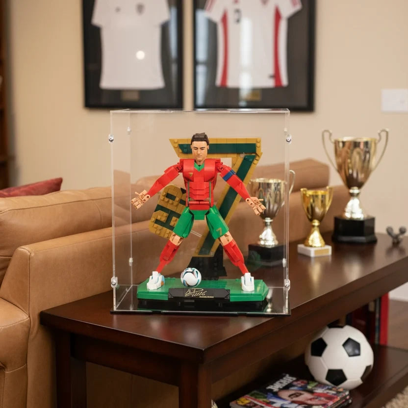 Acrylic Display Case for LEGO® Cristiano Ronaldo Soccer Legend (43016)