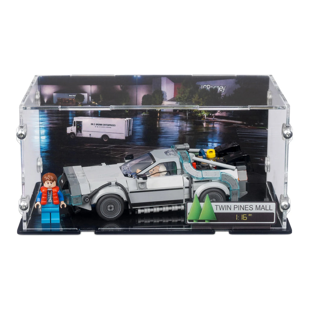 Acrylic Display Case for LEGO® Time Machine Back to the Future (77256)