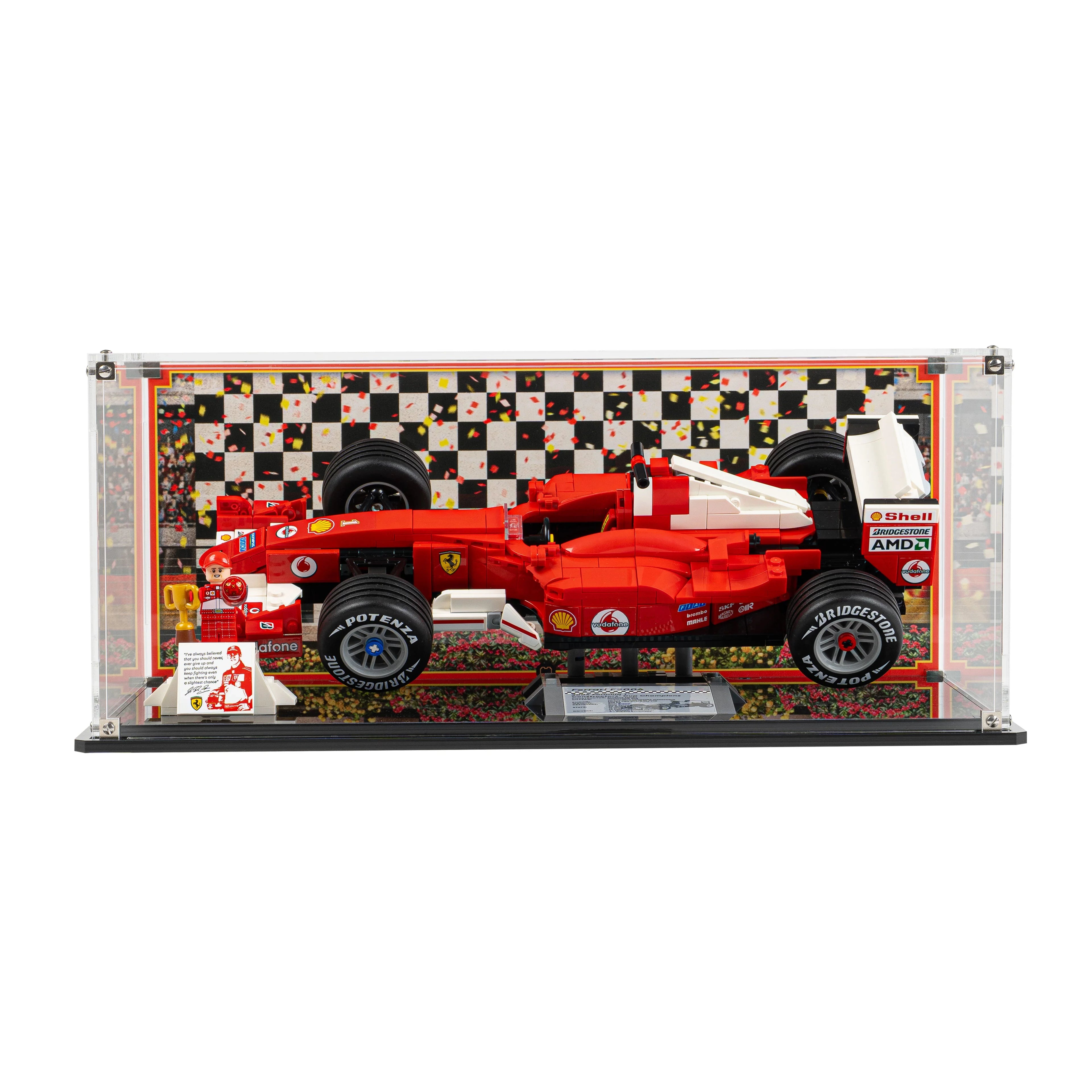 Wall Display Frame for LEGO® Ferrari F2004 & Michael Schumacher (11375)