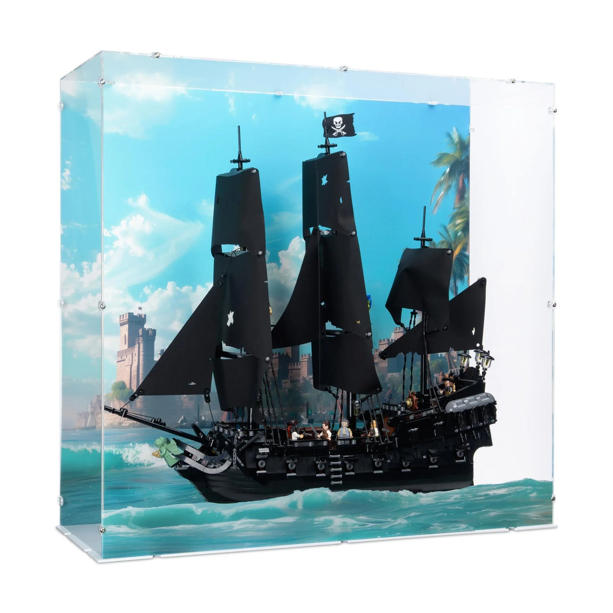 Acrylic Display Case for LEGO® Captain Jack Sparrow's Pirate Ship (10365)