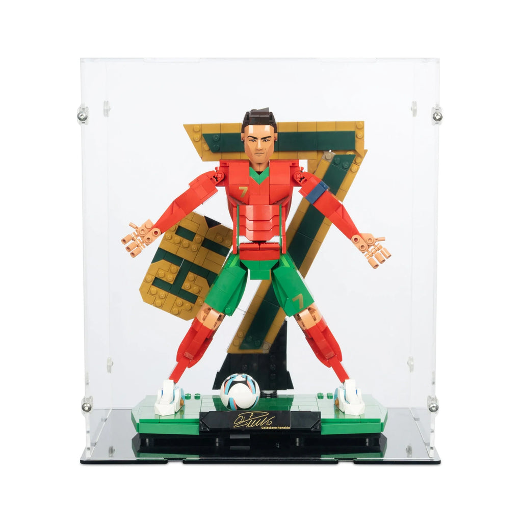 Acrylic Display Case for LEGO® Cristiano Ronaldo Soccer Legend (43016)