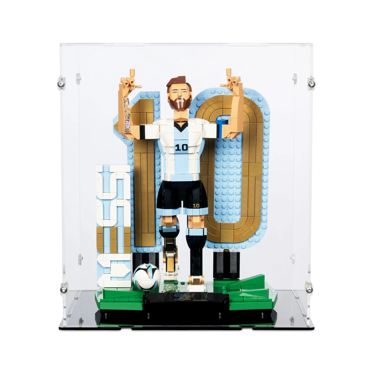 Acrylic Display Case for LEGO® Lionel Messi Soccer Legend (43015)