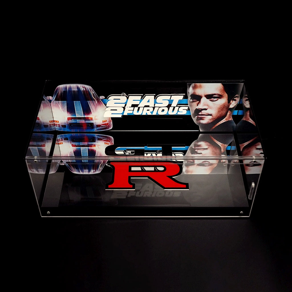 Acrylic Display Case for LEGO® 2 Fast 2 Furious Nissan Skyline GT-R (R34) (42210)