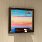Standard Going Merry wall display frame without LEGO model or lights