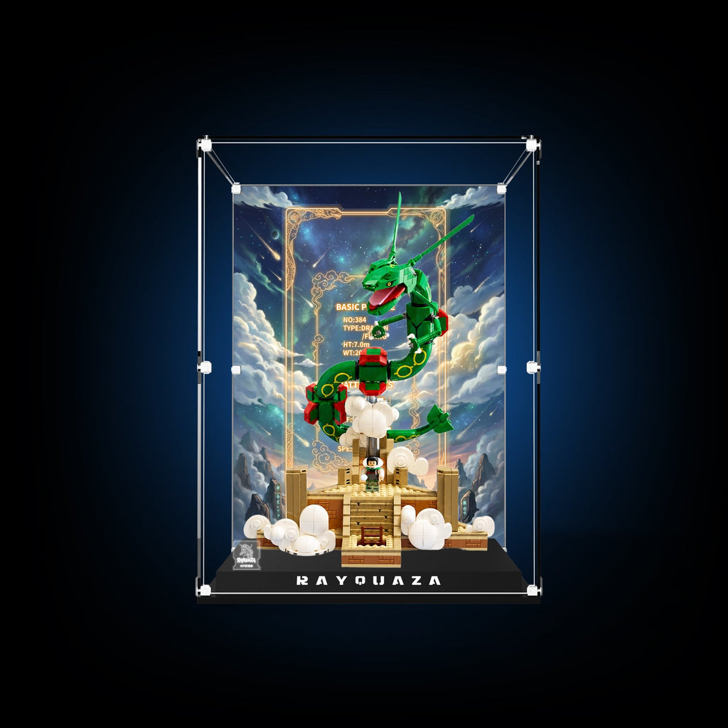 Acrylic Display Case for LEGO® Rayquaza (72168)