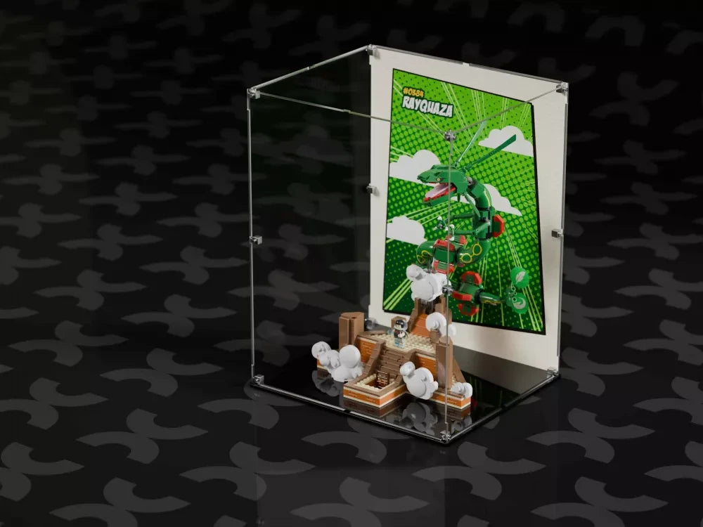 Acrylic Display Case for LEGO® Rayquaza (72168)