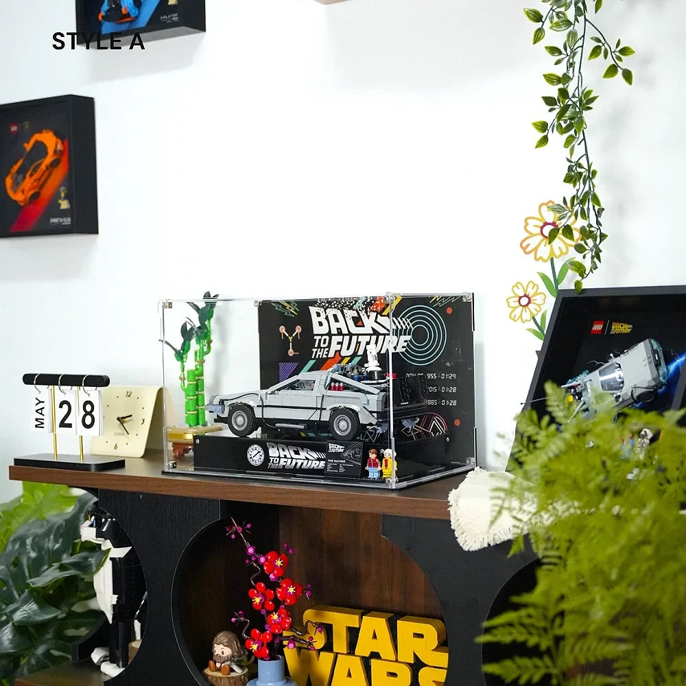 Acrylic Display Case for LEGO® Back to the Future Time Machine (10300)