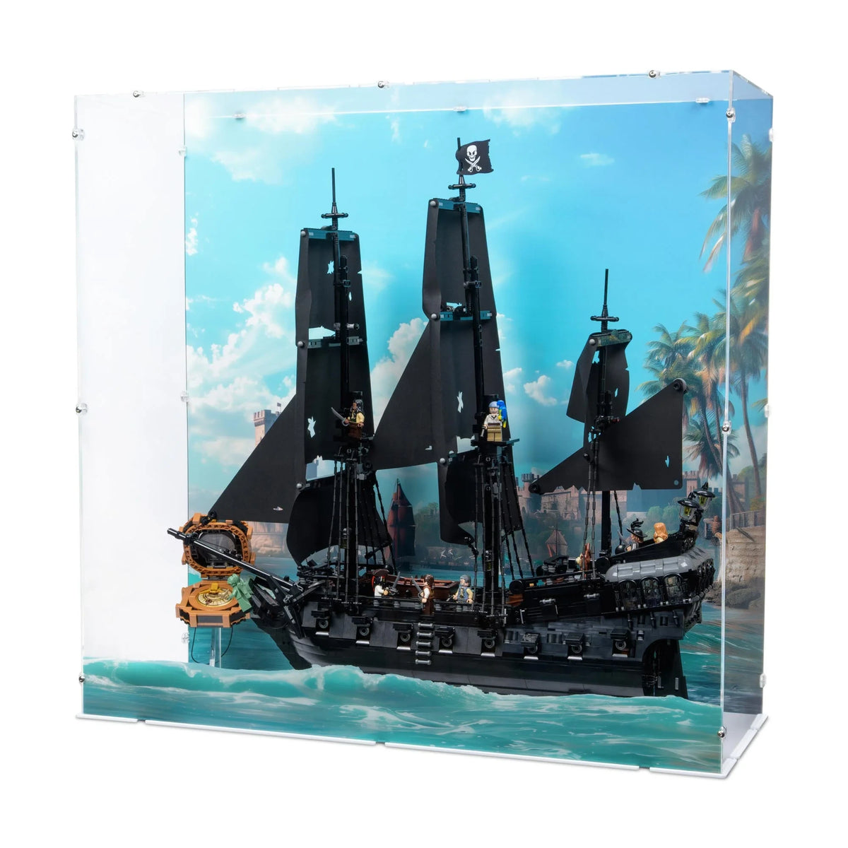 Acrylic Display Case for LEGO® Captain Jack Sparrow's Pirate Ship (10365)