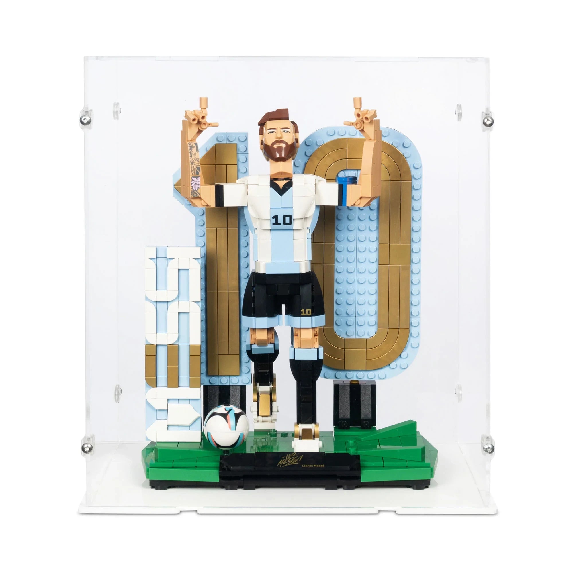 Acrylic Display Case for LEGO® Lionel Messi Soccer Legend (43015)