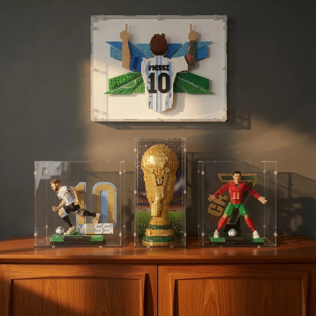 Acrylic Display Case for LEGO® Cristiano Ronaldo Soccer Legend (43016)