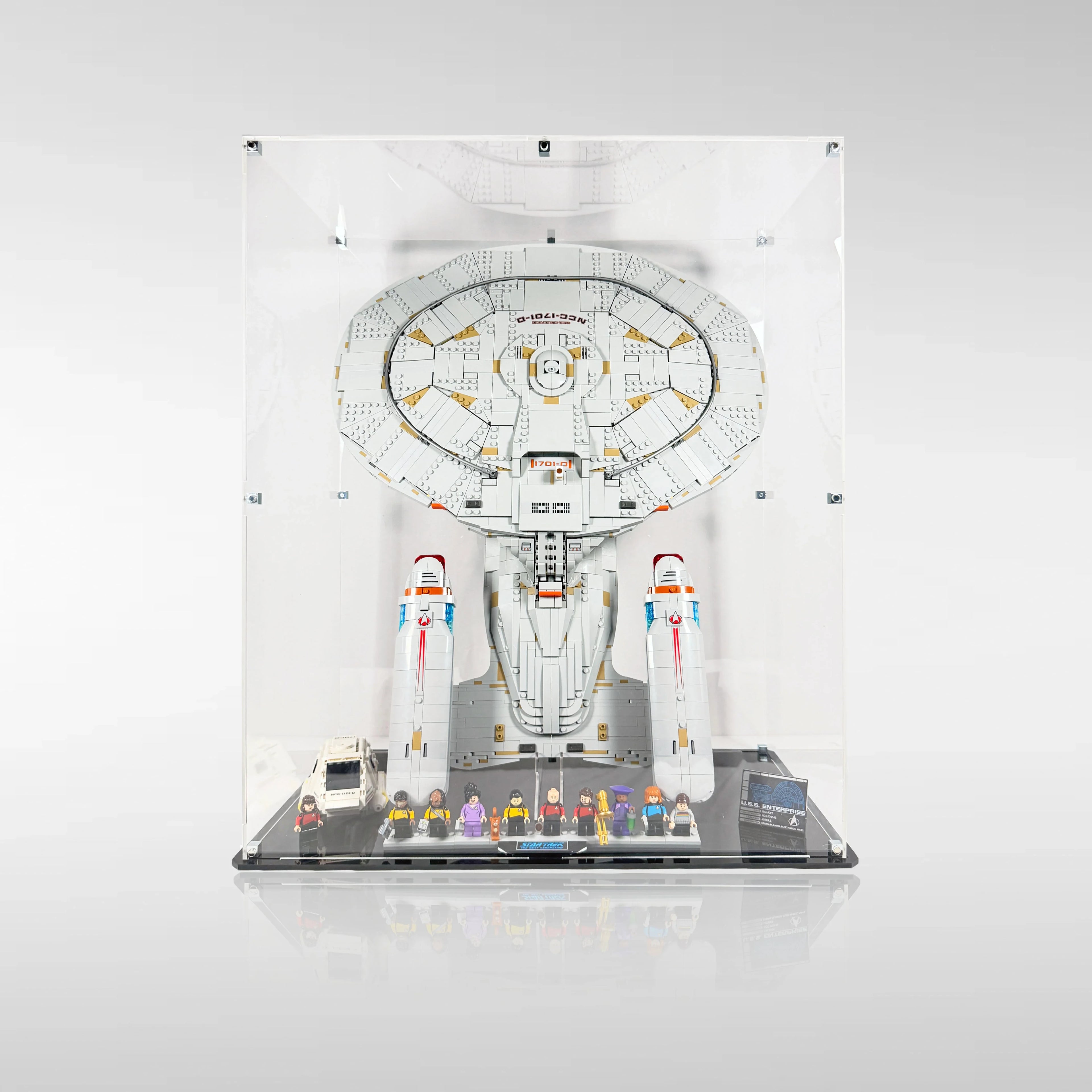 Acrylic Display Case for LEGO® Star Trek: U.S.S. Enterprise NCC-1701-D (10356)