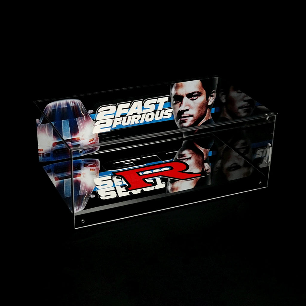 Acrylic Display Case for LEGO® 2 Fast 2 Furious Nissan Skyline GT-R (R34) (42210)