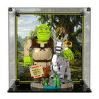 Acrylic Display Case for LEGO® Shrek Donkey Puss in Boots (72423)
