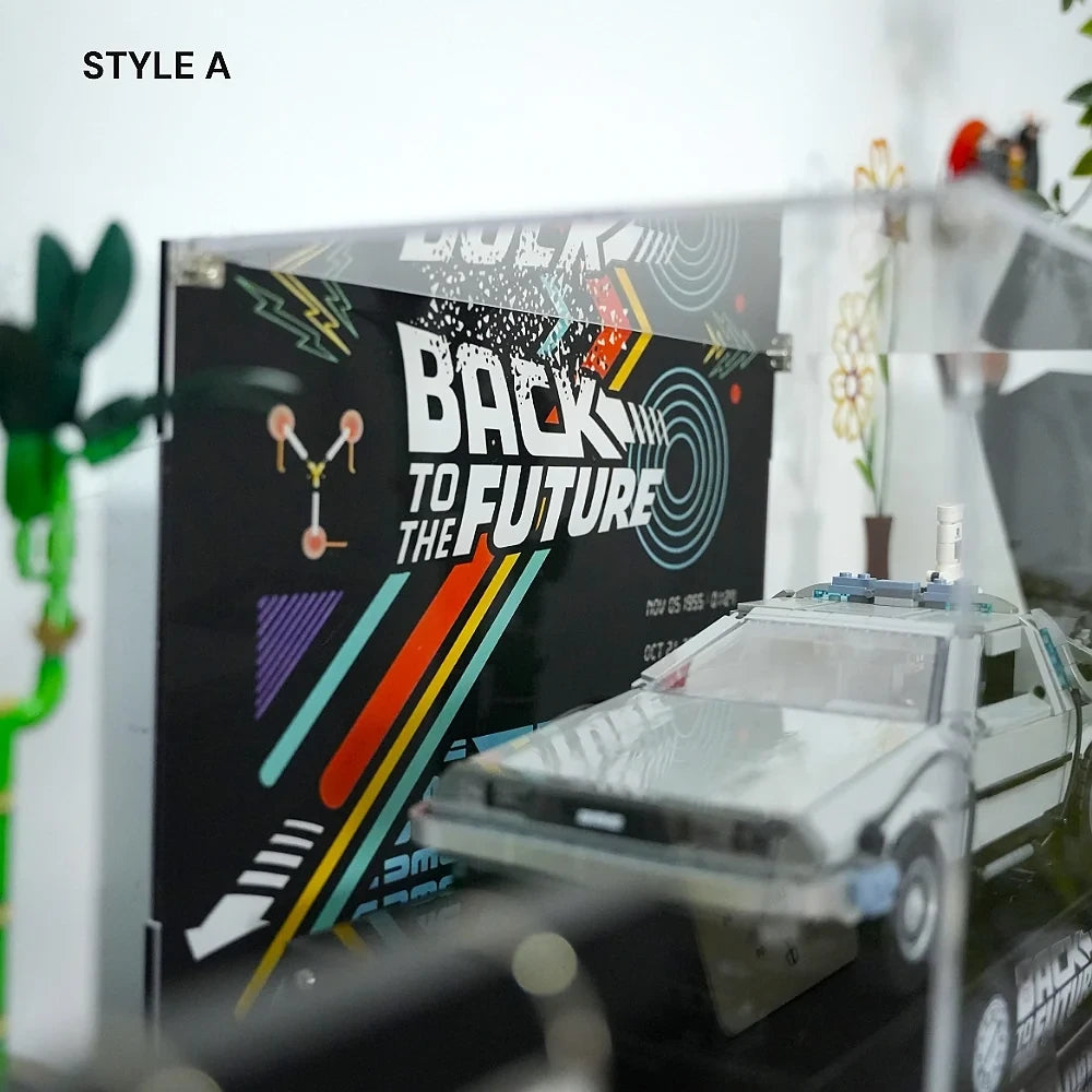 Acrylic Display Case for LEGO® Back to the Future Time Machine (10300)