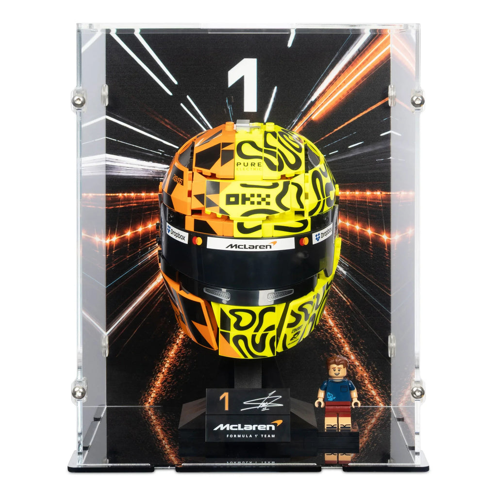 Wall Display Frame for LEGO® Lando Norris F1 Helmet (43023)