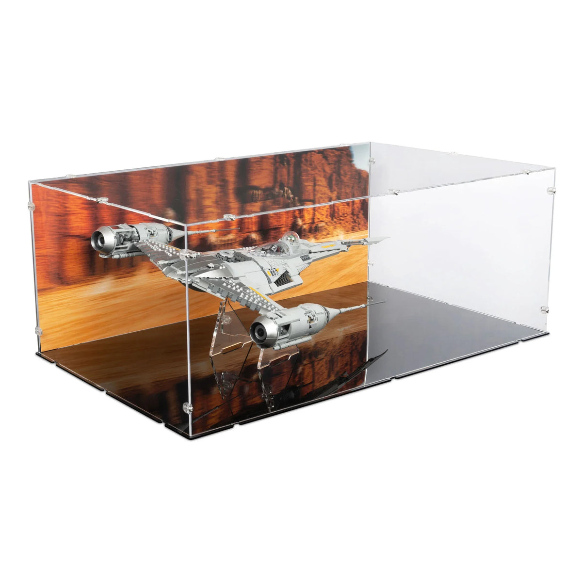 Acrylic Display Case for LEGO® The Mandalorian N-1 Starfighter (75442)