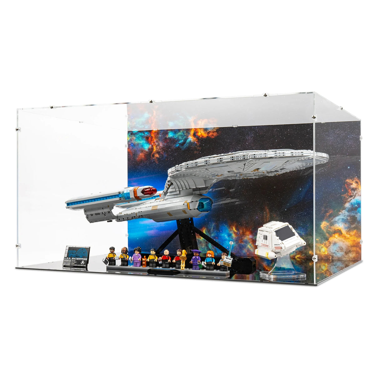Acrylic Display Case for LEGO® Star Trek: U.S.S. Enterprise NCC-1701-D (10356)
