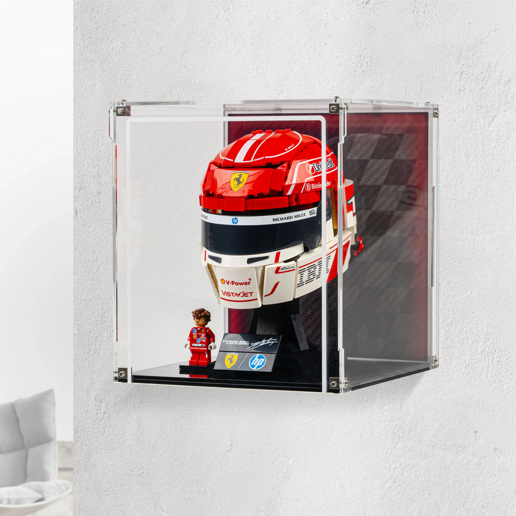 Wall Display Frame for LEGO® F1 Driver Helmet (43014)