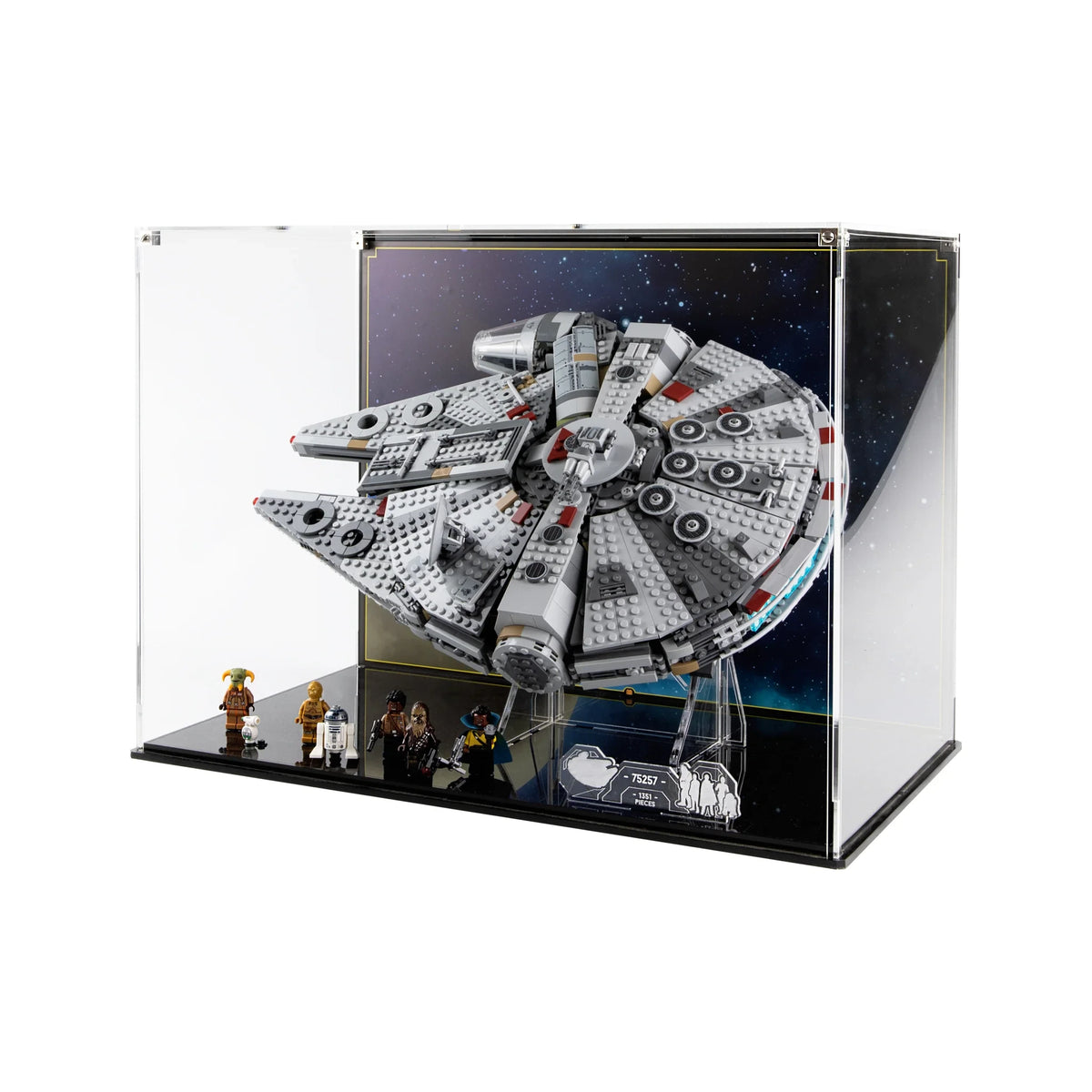 Acrylic Display Case for LEGO® Millennium Falcon (75257)
