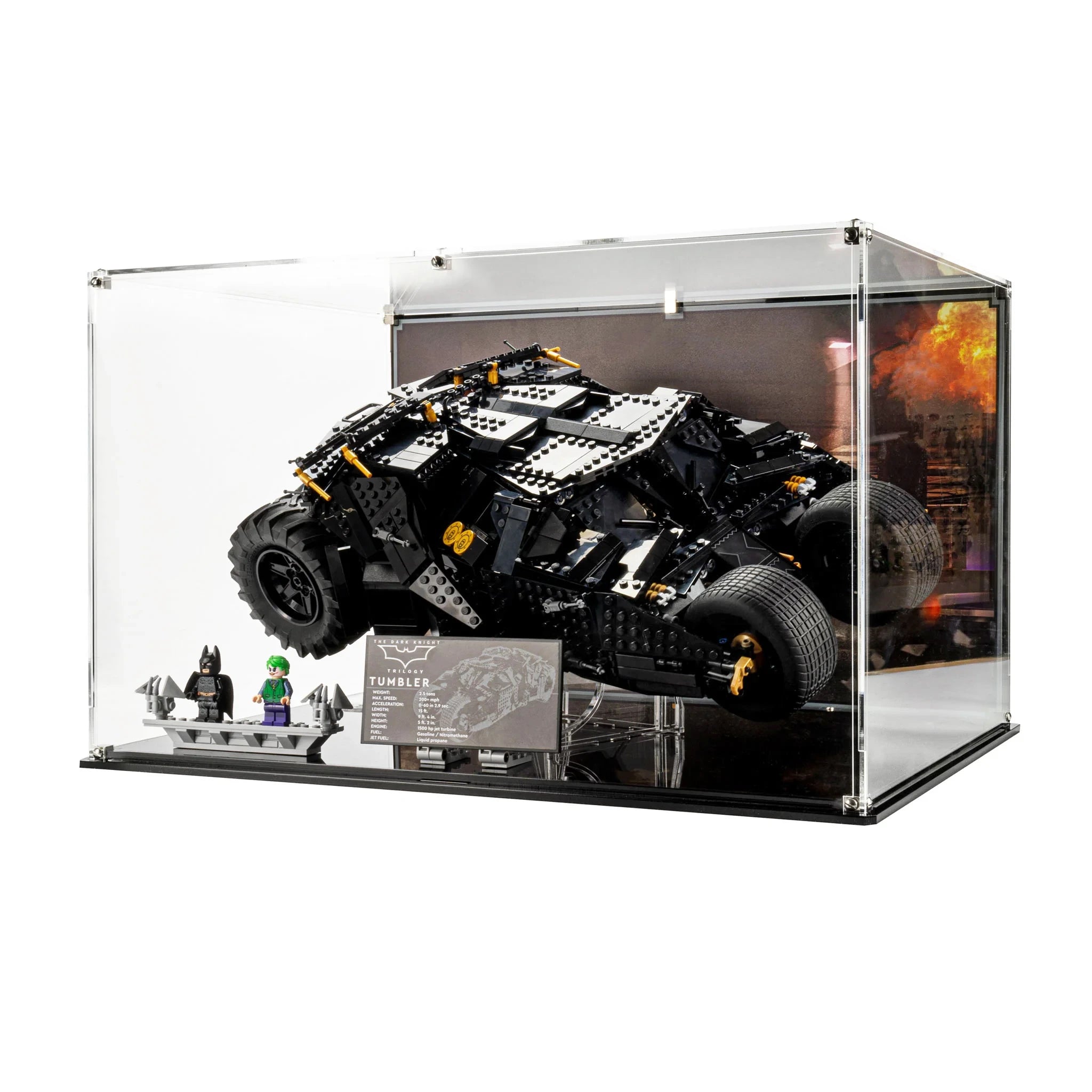 Acrylic Display Case for LEGO® Batman Batmobile Tumbler (76240)