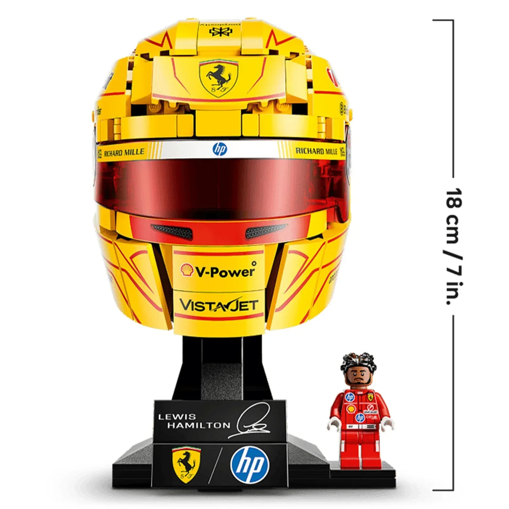 Acrylic Display Case for LEGO® Scuderia Ferrari Lewis Hamilton Helmet (43022)