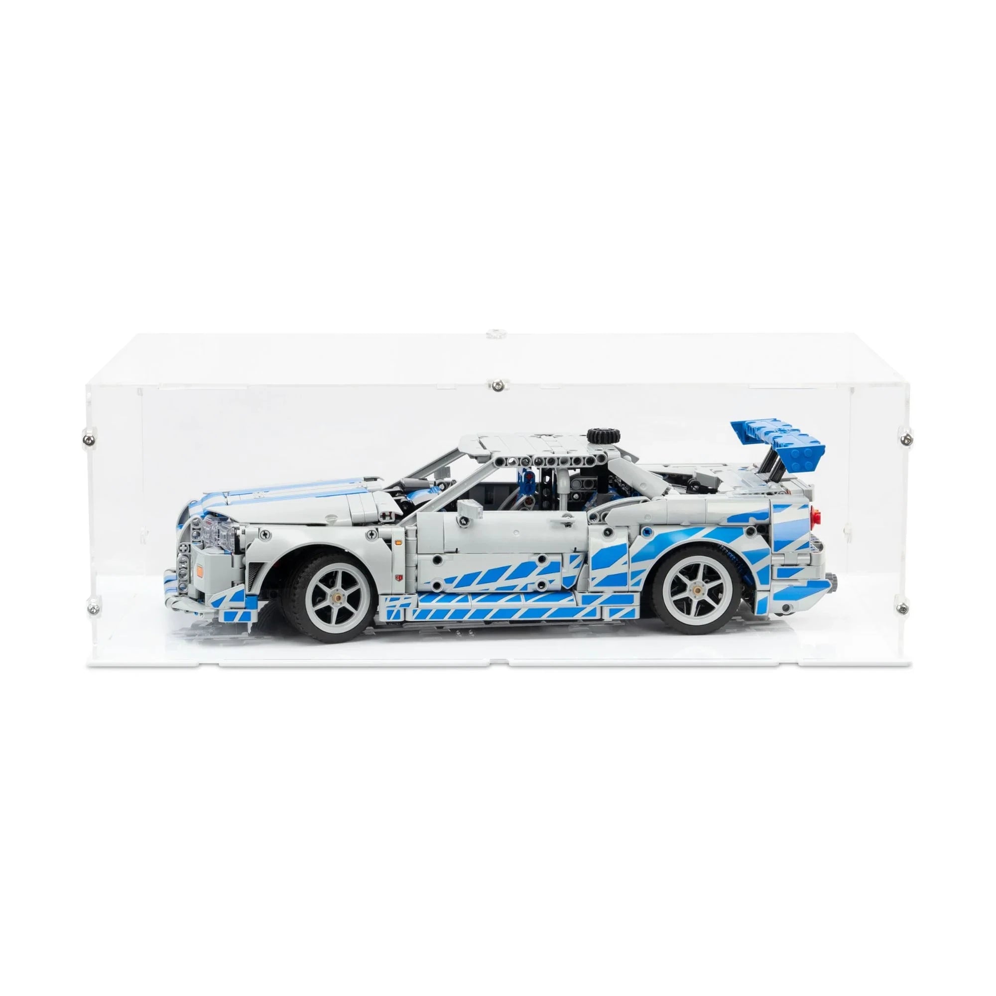 Acrylic Display Case for LEGO® 2 Fast 2 Furious Nissan Skyline GT-R (R34) (42210)
