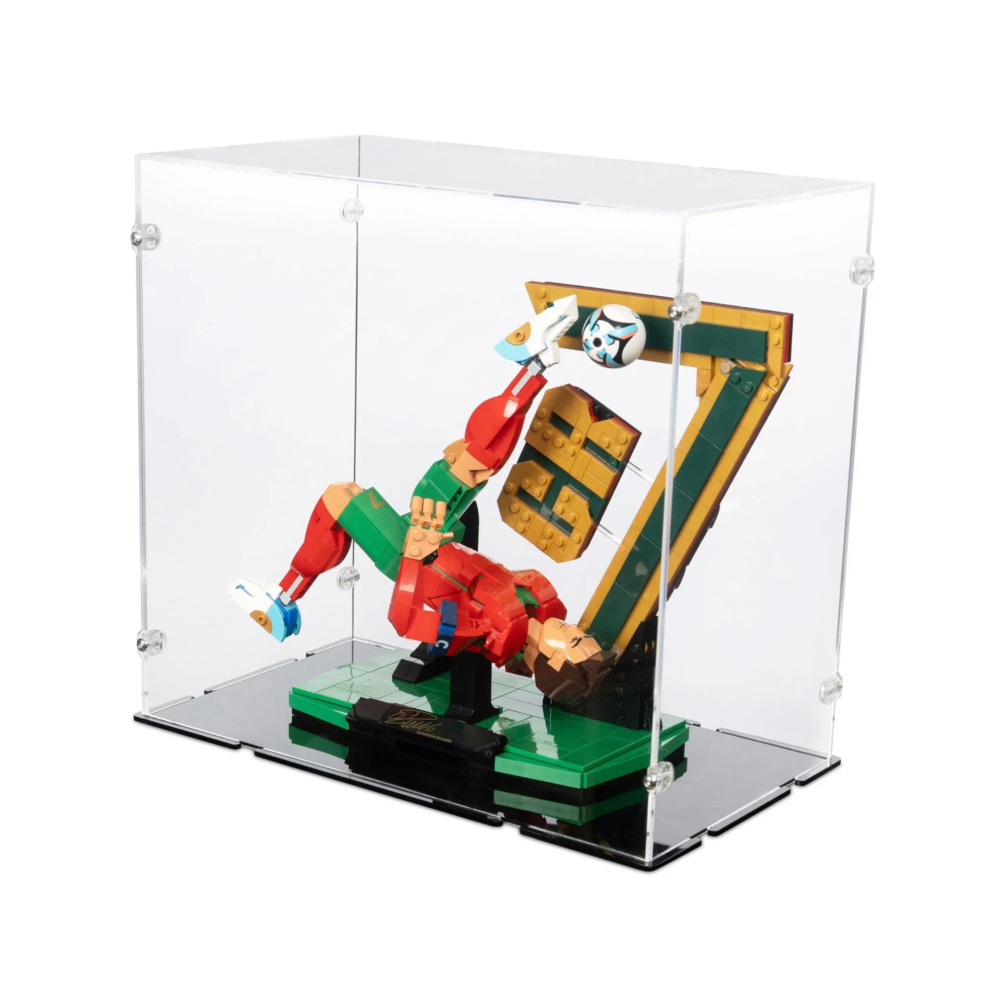 Acrylic Display Case for LEGO® Cristiano Ronaldo Soccer Legend (43016)