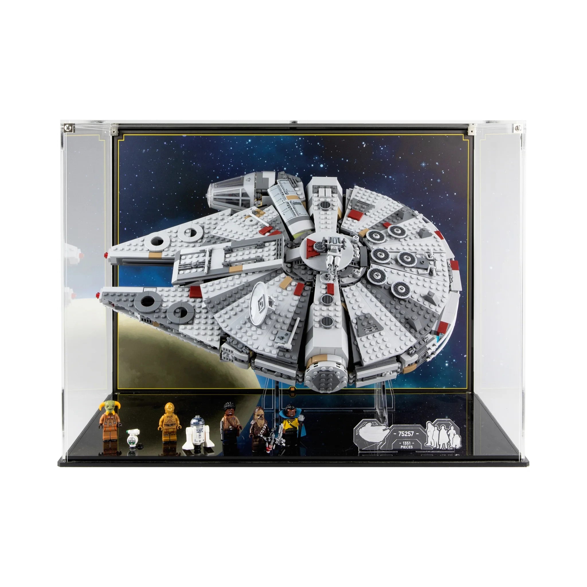 Acrylic Display Case for LEGO® Millennium Falcon (75257)