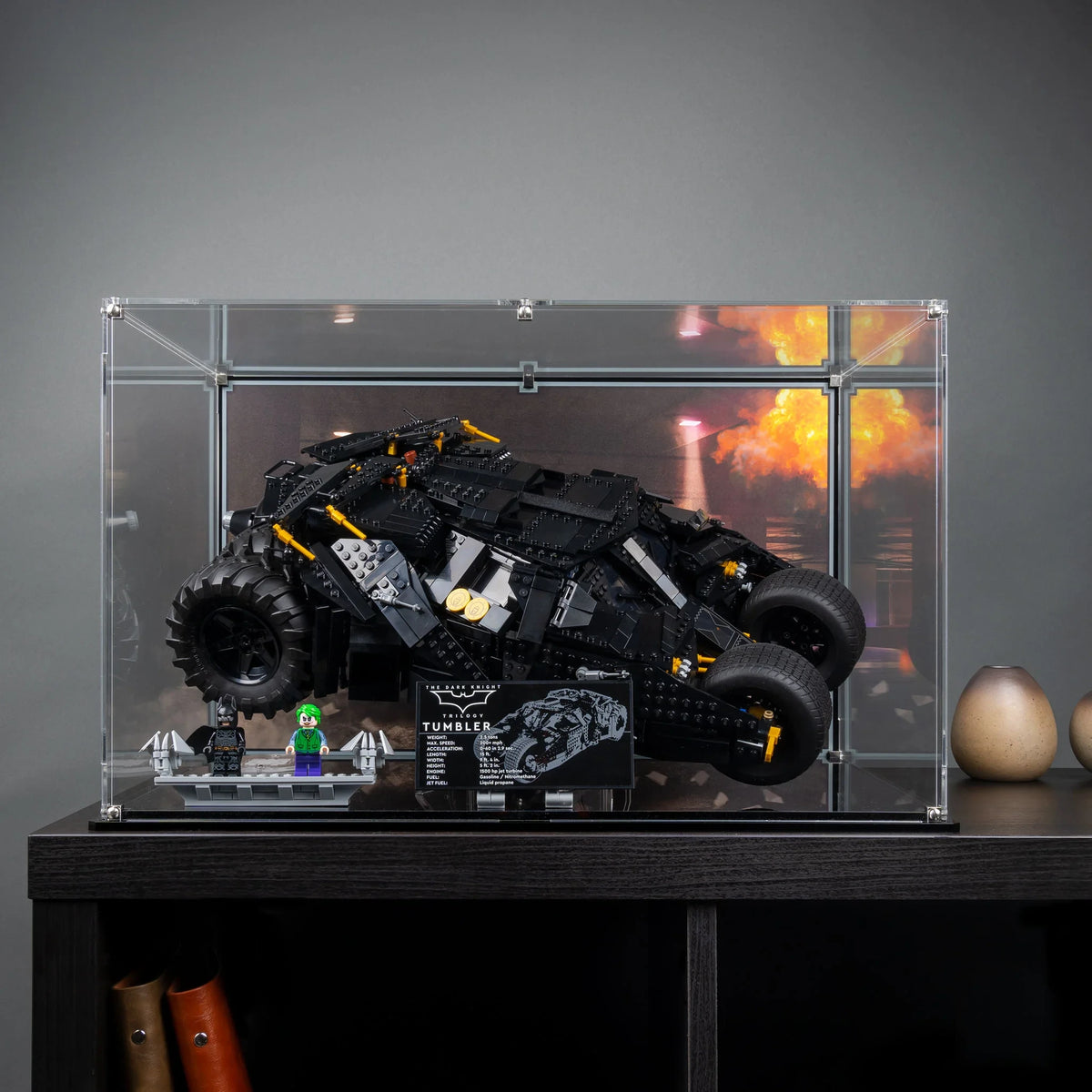 Acrylic Display Case for LEGO® Batman Batmobile Tumbler (76240)