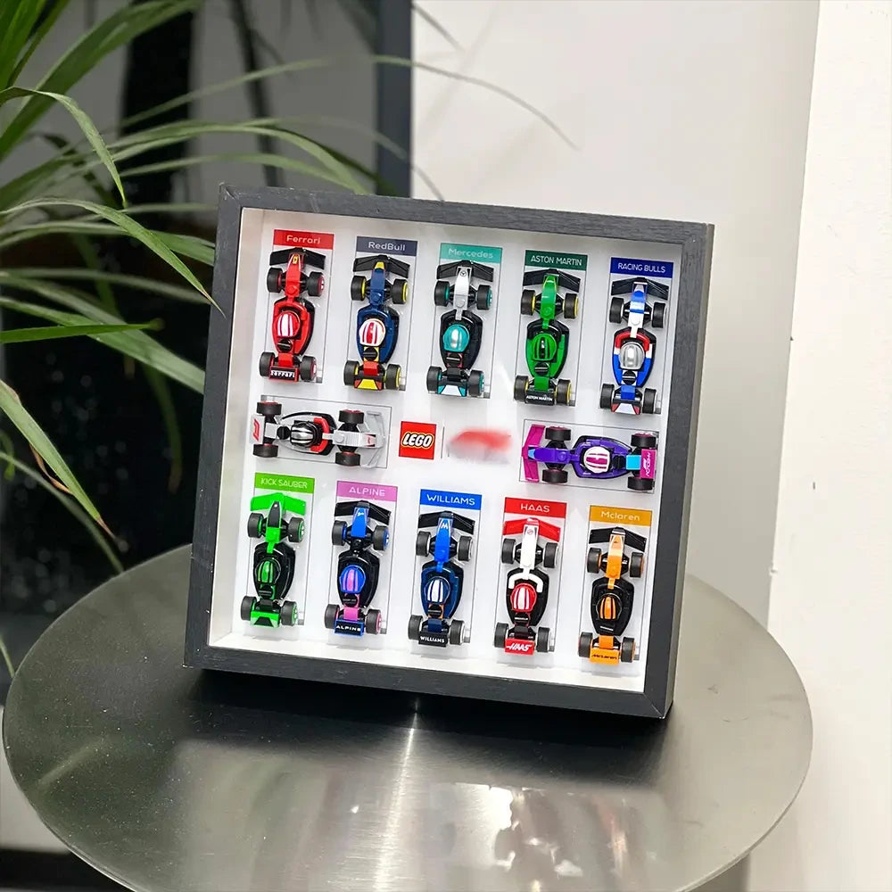 Wall Display Frame for LEGO® F1 Collectible Race Cars (71049)