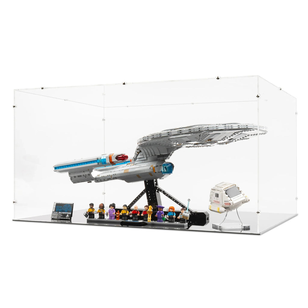 Acrylic Display Case for LEGO® Star Trek: U.S.S. Enterprise NCC-1701-D (10356)
